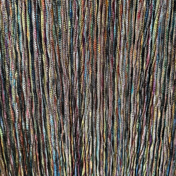 Erin London Multicolor Striped Open Front Cardigan - Picture 5 of 5